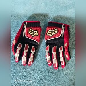 Childrens Size 4 Fox Racing Dirtpaw Gloves In Good Condition